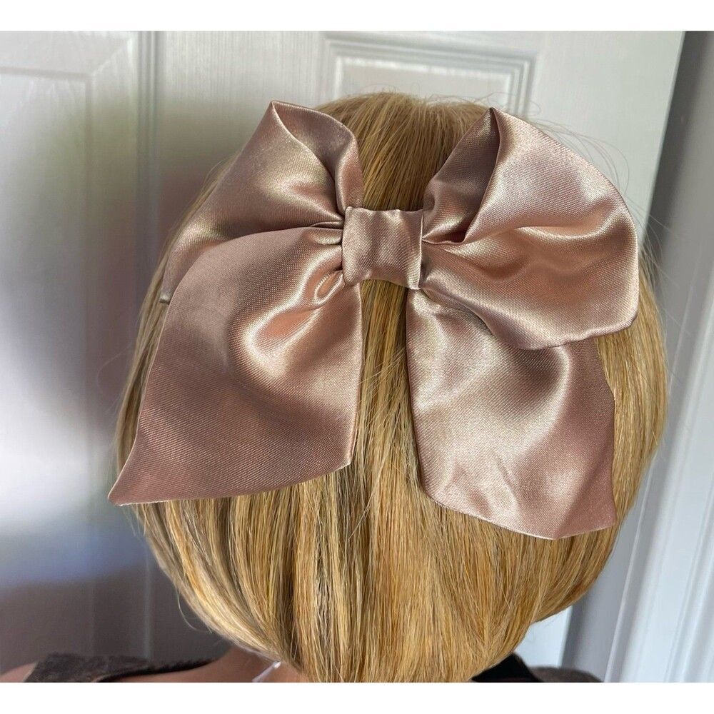 New Coquette hair bow chocolate color for women and girls - Picture 12 of 12